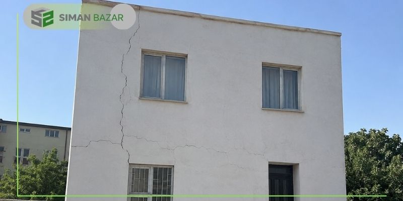 علت ترک خوردن سیمان سفید