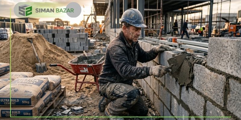 عوامل مؤثر بر مقدار سیمان در هر متر مربع بلوک سیمانی
