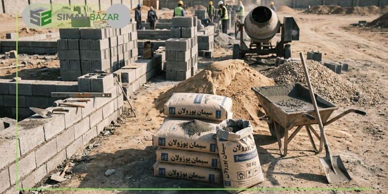 قیمت سیمان پوزولان