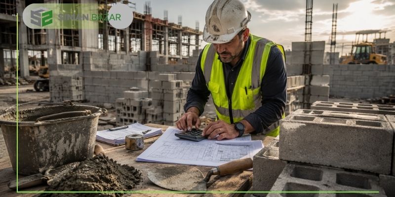 مقدار سیمان در بلوک سیمانی